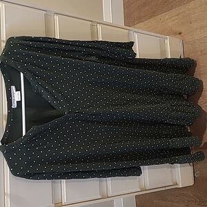 Skirted Top with partial Button Front